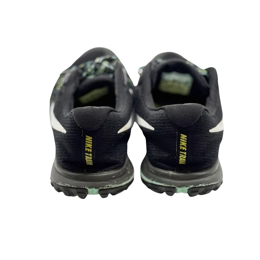Nike Air Zoom Terra Kiger 4 Women Size 9.5 Trail Running Shoes Black 880564-001